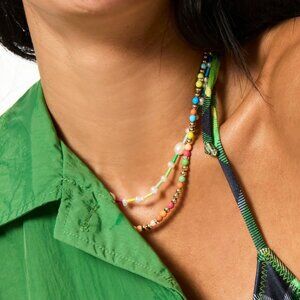 *Set* Roxanne Assoulin The Happy Baby Bead Necklace Duo